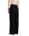 COMPAÑIA FANTASTICA PANTALÓN RECTO DE PANA NEGRO