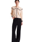 COMPAÑIA FANTASTICA PANTALÓN RECTO DE PANA NEGRO