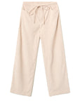 COMPAÑIA FANTASTISCA PANTALÓN RECTO DE PANA BLANCA