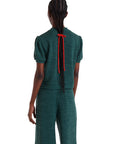 COMPAÑIA FANTASTICA CAMISETA PUNTO CANALÉ VERDE
