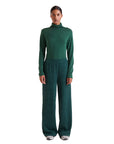 COMPAÑIA FANTASTICA PANTALÓN PUNTO CANALÉ VERDE