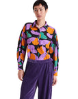 COMPAÑIA FANTASTICA CAMISA CON ESTAMPADO APRICOT