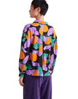 COMPAÑIA FANTASTICA CAMISA CON ESTAMPADO APRICOT