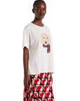 COMPAÑIA FANTASTICA CAMISETA ESTAMPADO DE PERRO