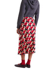 COMPAÑIA FANTASTICA FALDA MIDI CON ESTAMPADO HEART