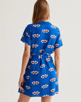 COMPANIA FANTASTICA VESTIDO CORTO CON ESTAMPADO CO