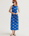 COMPANIA FANTASTICA VESTIDO LARGO CON ESTAMPADO CO