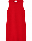 COMPAÑIA FANTASTICA VESTIDO CORTO PUNTO ROJO