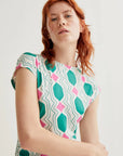 COMPANIA FANTASTICA VESTIDO LARGO CON ESTAMPADO GE
