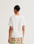 COMPANIA FANTASTICA CAMISETA CON BORDADO DE TULIPA - ROPA