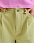 COMPAÑIA FANTASTICA SHORTS VERDE 100% ALGODON