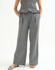COMPAÑIA FANTASTICA PANTALON CUADROS VICHY NEGRO