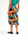COMPAÑIA FANTASTICA FALDA MIDI CON ESTAMPADO TUTTI