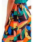 COMPAÑIA FANTASTICA FALDA MIDI CON ESTAMPADO TUTTI