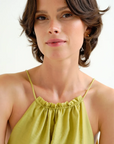 COMPAÑIA FANTASTICA TOP HALTER VERDE