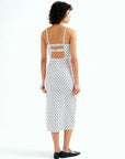 COMPAÑIA FANTASTICA VESTIDO MIDI CON ESTAMPADO DE