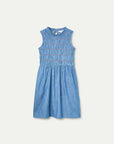 COMPAÑIA FANTASTICA VESTIDO CORTO 100% ALGODON CHA