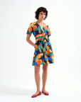 COMPAÑIA FANTASTICA VESTIDO CORTO CON ESTAMPADO TU