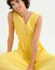 COMPAÑIA FANTASTICA VESTIDO MIDI 100% ALGODON AMAR