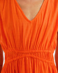 COMPAÑIA FANTASTICA VESTIDO MIDI 100% ALGODON NARA