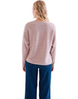 COMPAÑIA FANTASTICA JERSEY PUNTO RAYAS BEIGE