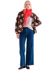COMPAÑIA FANTASTICA JERSEY PUNTO RAYAS BEIGE