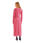 COMPAÑÍA FANTASTICA VESTIDO MIDI CON ESTAMPADO CAT