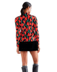 COMPAÑÍA FANTASTICA CAMISETA CON ESTAMPADO CICLAME