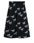 COMPAÑÍA FANTASTICA FALDA MIDI CON ESTAMPADO HORSE