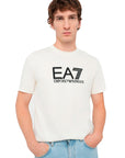 EMPORIO ARMANI T-SHIRT CREAM / BLACK