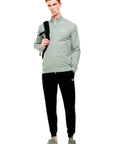EMPORIO ARMANI TRACKSUIT LIGHT BLUE DARK GREE