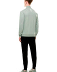 EMPORIO ARMANI TRACKSUIT LIGHT BLUE DARK GREE