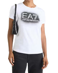 EMPORIO ARMANI WOMAN JERSEY T-SHIRT WHITE