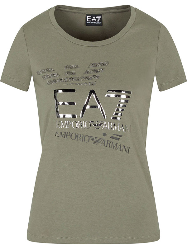 EMPORIO ARMANI T-SHIRT MULLED BASIL