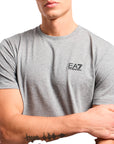 EMPORIO ARMANI T-SHIRT GRIS MELANGE