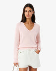LACOSTE V-NECK SWEATERS FEMALE AD ADY