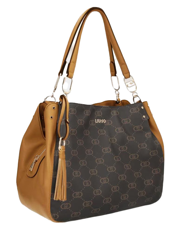 LIU JO M SATCHEL GINGER BREAD