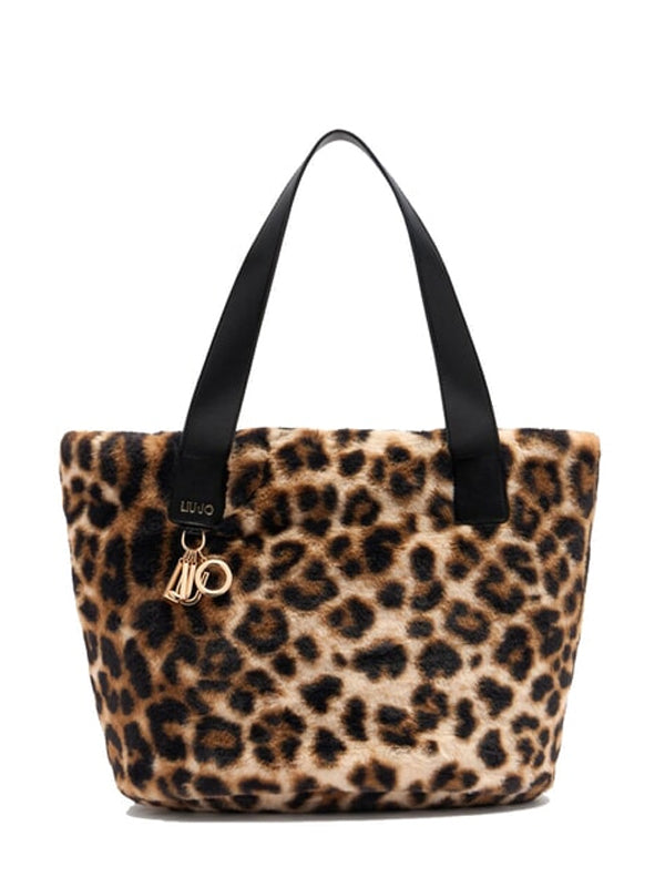 LIU JO L TOTE MACUL.NATURALE