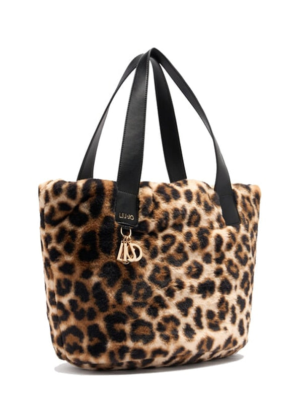 LIU JO L TOTE MACUL.NATURALE