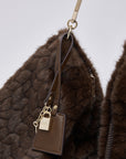 LIU JO HOBO BAG DEEP BROWN
