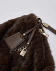 LIU JO HOBO BAG DEEP BROWN