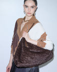 LIU JO HOBO BAG DEEP BROWN