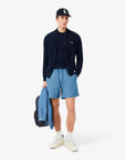 LACOSTE AB172 ZIPPED SWEATERS MALE ADUL MARINE