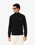 LACOSTE AB153 HALF-ZIP SWEATERS MALE AD NOIR