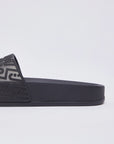 LIU JO KOS 21 - SLIPPER MONOGRAM RUBBERIZE NEGRO