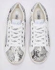 LIU JO MILEY C01 - SNEAKER SPREADING META SILVER