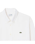 LACOSTE AB782 CASUAL SHIRTS MALE ADULT BLANC
