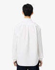 LACOSTE AB782 CASUAL SHIRTS MALE ADULT BLANC