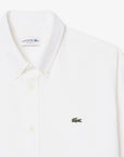 LACOSTE AB782 CASUAL SHIRTS MALE ADULT BLANC