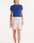 COMPAÑIA FANTASTICA FALDA CORTA ESTAMPADO DE LAZOS